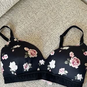 floral PINK bra🎀